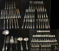 Samling nysilver, ca 128 delar