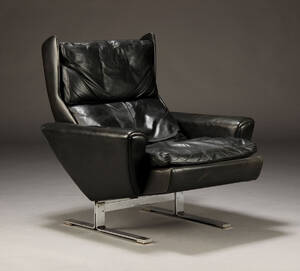 Georg Thams. Højrygget lænestol  Denne vare er sat til omsalg under nyt varenummer 4036643