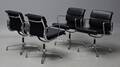 Charles Eames. Et sæt på fire Soft Pad armstole, model EA-208 4  