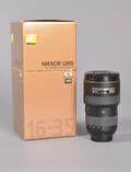 Nikon AF-S Nikkor 16-35 mm f 4G ED VR objektiv med Nikon hylster  Nikon æske Denne vare er sat til omsalg under nyt varenummer 4435267