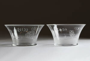 EDWARD HALD, SKÅLAR, TVÅ ST