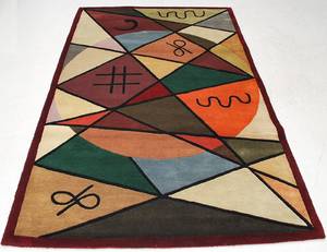 Håndtufted designtæppe 240x150cm.