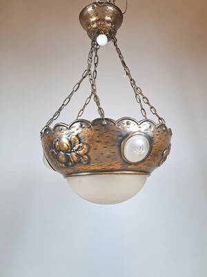 Taklampa, Jugend koppar glas