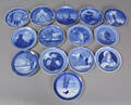 Royal Copenhagen  Kgl. P. Samling juleplatter fra 1919-20  1922- 1932 13