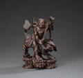 Kinesisk figur af hardwood, 1900-tallet.  Denne vare er sat til omsalg under nyt varenummer 4051949