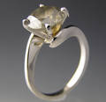 Solitaire ring ca. 3.20 ct.