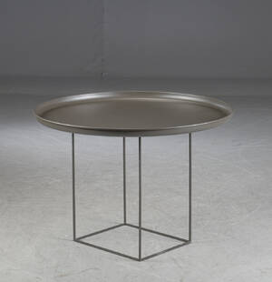 NORR11 Design House. Sofabord Bakkebord model Duke Coffee Table Large, sort-pulverlakeret stål