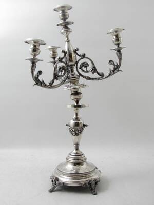 Kandelaber, nysilver