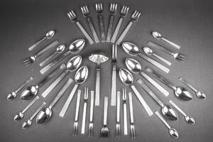 Georg Jensen. Bernadotte bestik af sterlingsølv 37