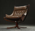 Sigurd Ressell. Falcon lounge stol 