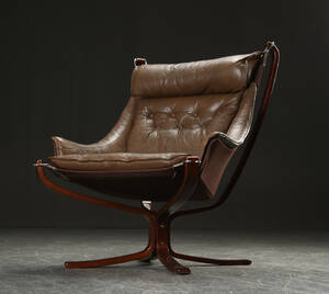 Sigurd Ressell. Falcon lounge stol 