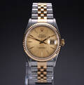Rolex Datejust. Herrearmbåndsur i 18 kt. guld og stål, ca. 2002  Denne vare er sat til omsalg under nyt varenummer 4250463