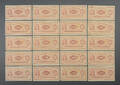 Danmark. 20 stk. 100 kroner pengesedler.