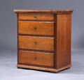 Kommode af egetræ, 1800-tallet