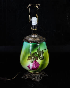 Bordslampa, 1800-talets senare del