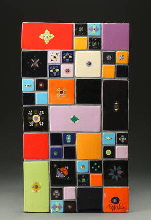 Bjørn Wiinblad. Keramisk flisebillede