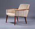 Dansk møbelproducent. Armstol med stel af teak, 
