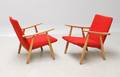 Hans J. Wegner f. 1914 - 2007 Par armstole i teak. model GE-260 2