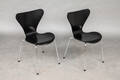 Arne Jacobsen, Set Stühle Modell 3107 für Fritz Hansen 2 
