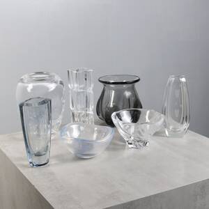 VASER  SKÅLAR, bl.a Orrefors