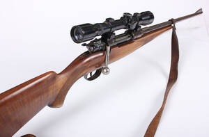 Jagtriffel, Mauser i kal. 6,5 x 57 med kikkertsigte