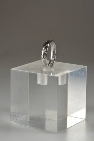 Diamantring i 18K vitguld, ca 0.10 ct