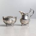 GRÄDDKANNA, SOCKERSKÅL, Silver