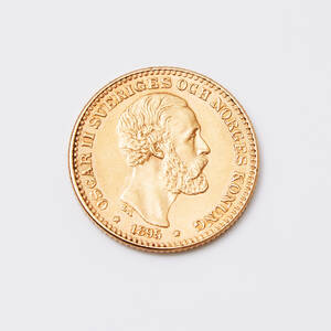 Mynt guld Oscar II