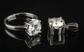Ring samt vedhæng af guld med Cubic Zirkonia 2