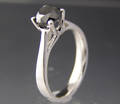 Solitaire ring ca. 1.31 ct.