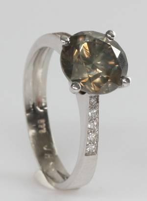 Brillantring, ca. 2.95 ct.