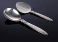Gundorph Albertus for Georg Jensen. To serveringsdele af sterlingsølv, Kaktus 2