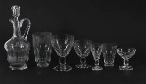 Glasservis i kristall