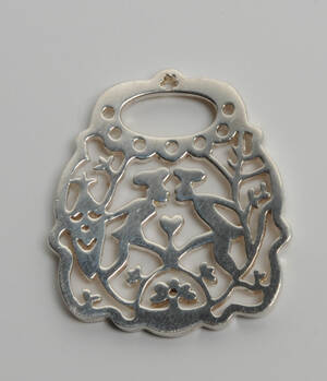 Ole Lynggaard - H. C. Andersen vedhæng af sterlng sølv