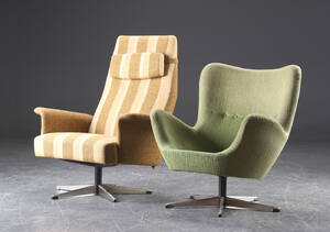To lænestole, 1960erne 2