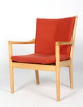 Hans J. Wegner. Lænestol af bøgetræ, model 1788