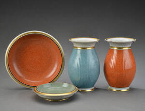 Royal Copenhagen. Samling krakelé-porcelæn 4