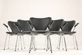 Arne Jacobsen. Seks Syveren armstole, model 3207 6  Denne vare er sat til omsalg under nyt varenummer 4055253