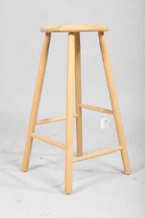 BARSTOLPALL, SAMTIDA, ASK, HÖ 70 CM