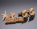 To par vintage manchetknapper af 14 kt. Guld 4