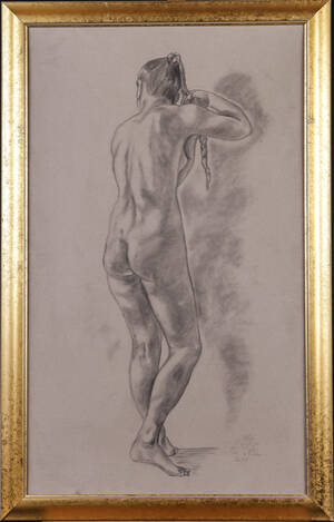 Kim Klein. Original kultegning Denne vare er sat til omsalg under nyt varenummer 4025937