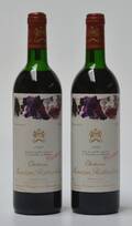 2 fl. Château Mouton Rothschild, Pauillac, 1992. 2