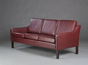 Tre-personers sofa, læder