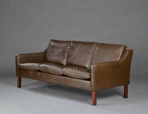 Tre-personers sofa, læder