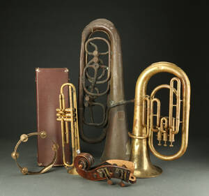 Samling musikinstrumenter til dekoration 5