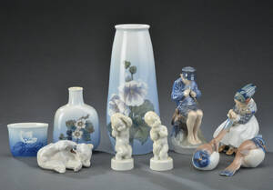 Royal Copenhagen, Bing  Grøndahl. Samling figurer af porcelæn. 10