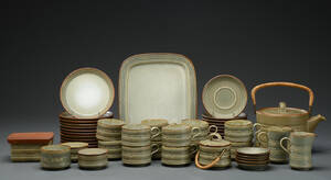 Jens Harald Quistgaard. Kaffeservice af stentøj, Rune. BG. 48 