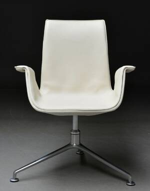 Preben Fabricius og Jørgen Kastholm. Tulip chair 