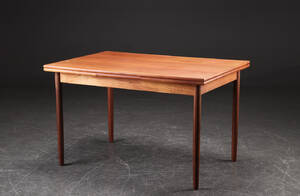 Spisebord af teak, hollandsk udtræk, 1950erne