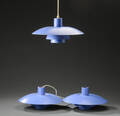 Poul Henningsen. Tre PH4 pendler. 3